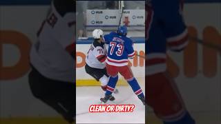 Rempe Again  New York Rangers vs New Jersey Devils  Big Hit hockey [upl. by Stephi]