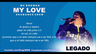 Mc Brow  My Love LETRA  DESCARGA  Diego MDM [upl. by Suidaht]