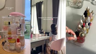 Makeup and Skincare Organization  Aesthetic TikTok Compilation ✨ 🧁CUPCAKES IN BIO🧁 [upl. by Onaicilef]