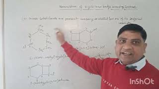 Nomenclatur of bicyclo three bridge connecting organic compounds [upl. by Anayaran]