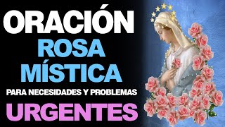 🙏 Oración a la Rosa Mística PARA URGENTES NECESIDADES Y PROBLEMAS DE SALUD 🙇 [upl. by Anilocin]