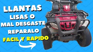 COMO ALINEAR LLANTAS DE CUATRIMOTO ATV 150 ITALIKA TUTORIAL FACIL Y RAPIDO [upl. by Ymor]