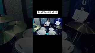 Lead sheet Grade 8 drums drummer drumclass drumlessons drums drumschool [upl. by Dode169]