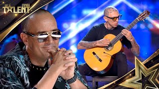 Presenta su AMOR tocando la GUITARRA de una forma especial  Audiciones 07  Got Talent España 2024 [upl. by Molini]