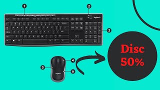 Logitech MK270 Wireless Keyboard And Mouse Combo For Windows [upl. by Wassyngton]