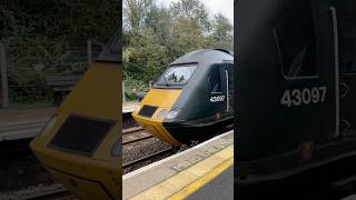 GWR class 43 Thrashing out of Liskeard station with the Plymouth to Penzance service 43097042 HST [upl. by Vanhook]