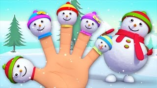 snowman finger family  nursery rhymes  kids rhymes  childrens songs  3d rhymes [upl. by Gustaf]