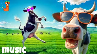 FUNNY COW DANCE 4│Cow Song amp Cow Videos 2024 Official video  funny dancing cow  gay  गाय नाचना [upl. by Ellek]