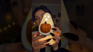 Tingly Fall Haul 🍁🎃🍂 asmr asmrtapping falldecor [upl. by Euqinomahs]