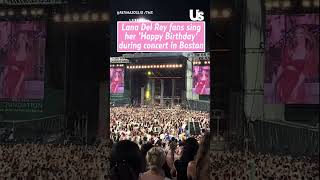 Lana Del Rey Fans Sing Happy Birthday at Boston Concert [upl. by Apgar42]