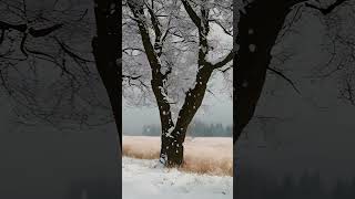 AI Has Generated This Snow Video With Piano 4K [upl. by Aneram296]