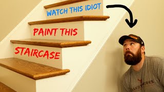 Paint a Staircase like a Pro [upl. by Atinuhs6]