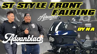 Advanblack ST Fairing ColorMatched Treatment on 2016 Dyna [upl. by Anita]