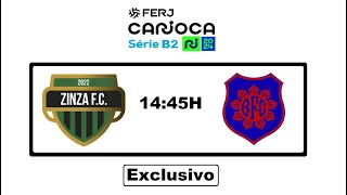 Zinzane x Bonsucesso  Cariocão Série B2 Sub20  8º Rodada  1º Fase [upl. by Janeczka]