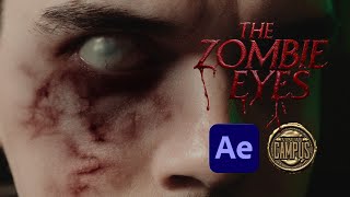 Zombie Eyes  After Effects TUTORIAL  FR [upl. by Aropizt]