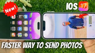 How to Send Photos With AirDrop Proximity Sharing iOS 17 [upl. by Evelinn]