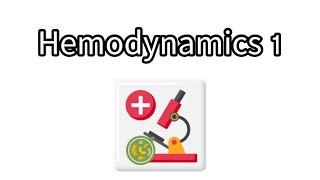 General pathology Hemodynamics part 1  physiological and pathological thrombosis [upl. by Noell]