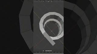Few Minutes Blender Spiral Arrow shorts shortvideo blender 3d [upl. by Mihcaoj]