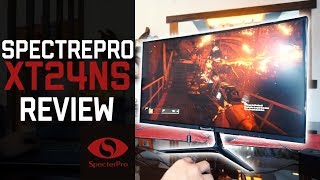 SpectrePro XT24NS 144Hz Gaming Monitor Review [upl. by Herwick843]