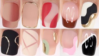 300 EASY NAIL IDEAS  HUGE nail art compilation satisfying nail designs  gel nail polish at home [upl. by Alton]