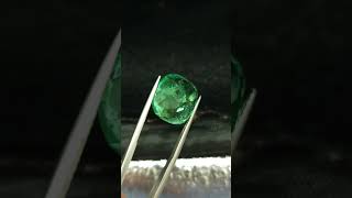 Natural Emerald  Origin Colombia  Weight 1437 Carat emerald emeraldearrings emeraldstone [upl. by Ennirroc]