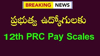 12th PRC Pay Scales  AP Government Employees and pensioners latest news  DADR merge to fitment [upl. by Helbonia477]