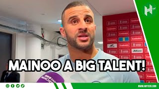 Kobbie Mainoo WHAT A TALENT  Kyle Walker after FA Cup final defeat [upl. by Nellac383]