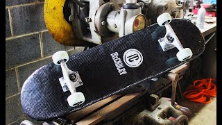 Making the WORLDS LIGHTEST SKATEBOARD Carbon Fiber Titanium Magnesium [upl. by Berenice]