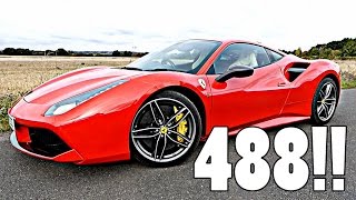 FERRARI 488 GTB FIRST DRIVE [upl. by Enehpets431]