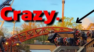 One Of The CRAZIEST Inversions EVER Copperhead Strike Review  Carowinds [upl. by Alimak867]