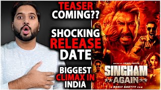 Singham Again OFFICIAL Update By MAKERS  Singham 3 Teaser Trailer And Release Date  Ajay Devgen [upl. by Leventis]