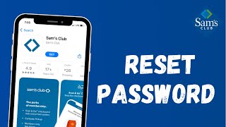 How to Reset Sams Club Password  Forgot Password Sams Club App [upl. by Schinica301]