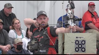 Mens Pro 2021 NFAA Indoor Nationals shootoff [upl. by Meingolda]