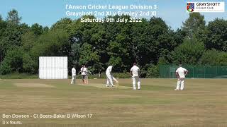 Grayshott too strong for Frimley on a scorching day [upl. by Geis]