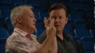 The Art Of Breaking Character Ricky Gervais Stephen Merchant Ian McKellen  Extras [upl. by Elocin]