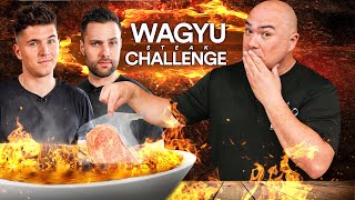 Cook a WAGYU Steak with NO Equipment [upl. by Aym868]