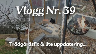 Vlogg Nr 39  Trädgårdsfix amp lite uppdatering [upl. by Retniw]