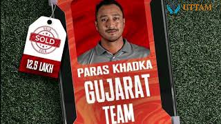 Paras khadka sold to gujrat team for upcoming legend league [upl. by Whorton]