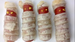 MUMMY DOGS  Halloween Recipe [upl. by Sang]