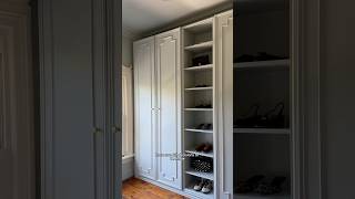 Walk in closet makeover part 2 diy diyroom homedecor roommakeover beforeandafter interiors [upl. by Dominick]