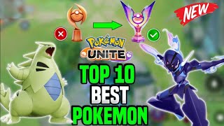 Top 10 Best Pokemon for Solo Ranking New Meta Must watch it  Pokemon unite [upl. by Joseito817]