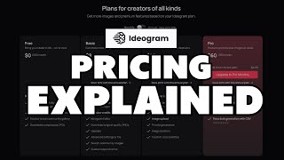 Ideogram Pricing Explained [upl. by Ted948]