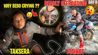 Why Bebo Crying at Night   extreme River crossing  Rukum Taksera to MAIKOT  MRB Vlog [upl. by Mloclam]