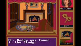 Clue  Cluedo SNES Opening And Theme Music Retro Gaming Khufu [upl. by Shandra]