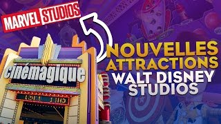 NOUVELLES ATTRACTIONS AUX WALT DISNEY STUDIOS   HD [upl. by Anahs]