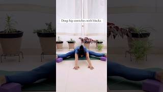 Release tension and open up your hips with these stretchesyogawithshailly yogaforhips hipworkout [upl. by Akcirahs]