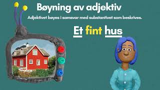 Bøying av adjektiv Bokmål [upl. by Ahsratan]