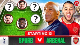 Starting XI Live  Tottenham vs Arsenal  Premier League [upl. by Edveh839]