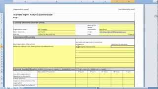 Filling in the Template  How to Implement Business Impact Analysis According to ISO 22301 [upl. by Eanwahs]