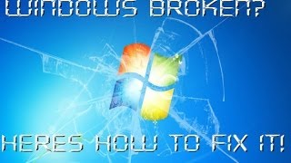 How To Create A Windows 7 Repair Disk and Use It [upl. by Namwob]